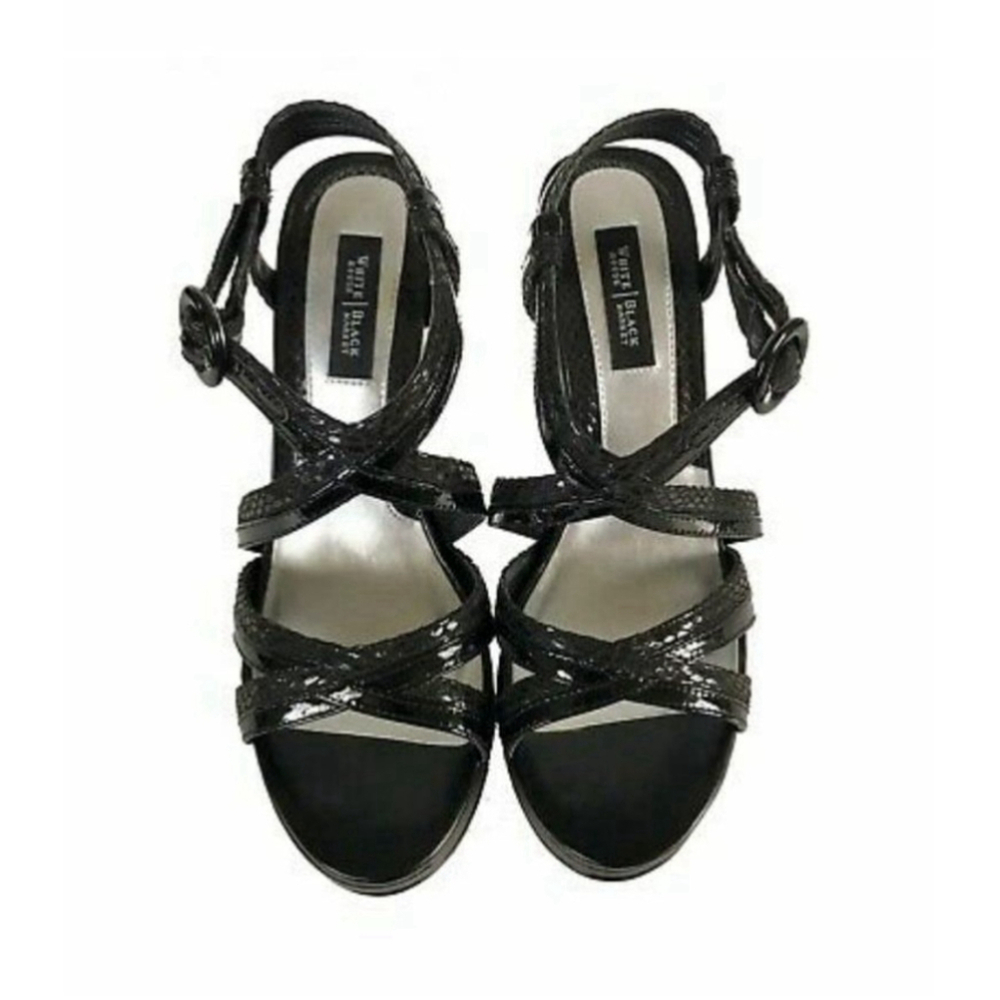 White House Black Market Strappy Heels